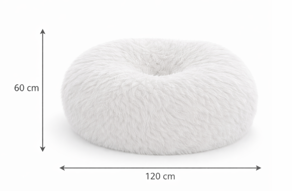 Puff Redondo De Pelo