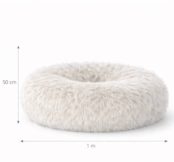 Puff Redondo De Pelo