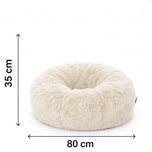 Puff Redondo De Pelo