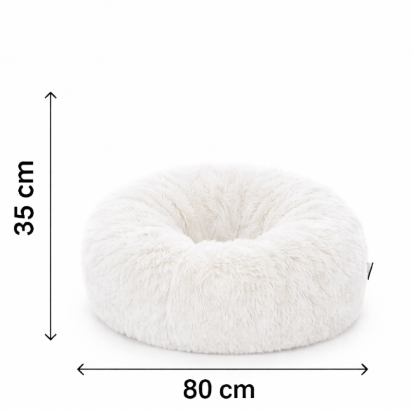 Puff Redondo De Pelo