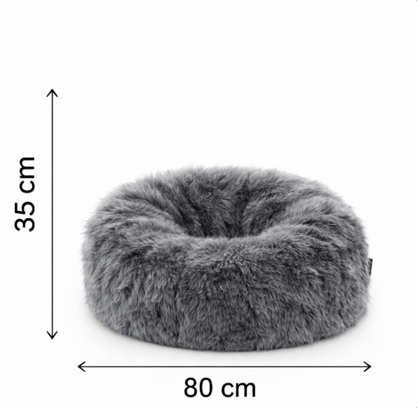 Puff Redondo De Pelo