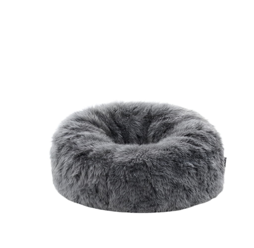 Puff Redondo De Pelo